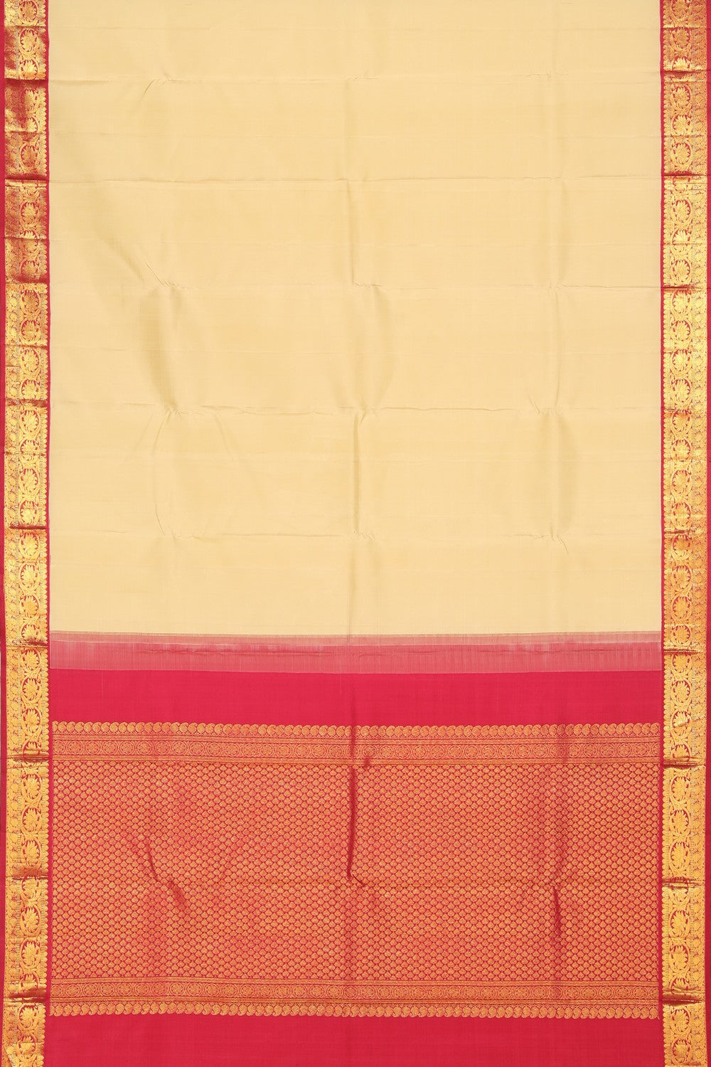 Image of Arani Silk Beige Saree